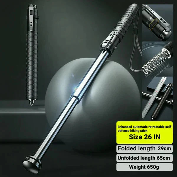 Automatic Retractable Self-Defence Rod